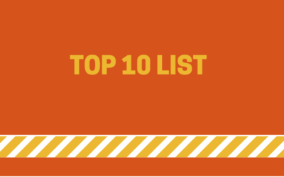 Top 10 List – Why Get Drunk on Writing (Instead)